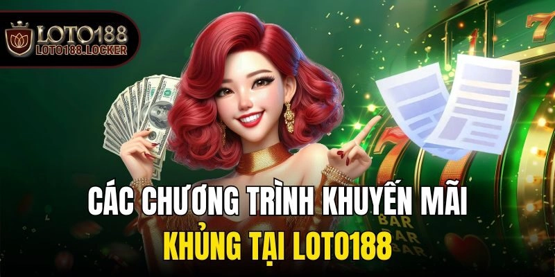 Các chương trình khuyến mãi khủng tại Loto188
