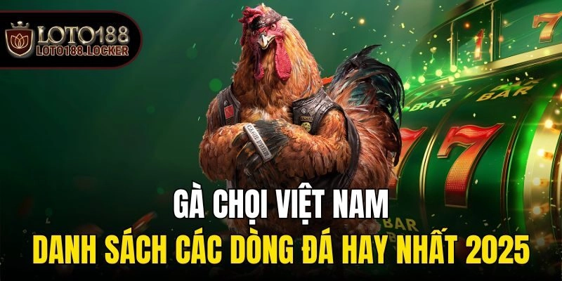 Gà Chọi Việt Nam – Danh Sách Các Dòng Đá Hay Nhất 2025
