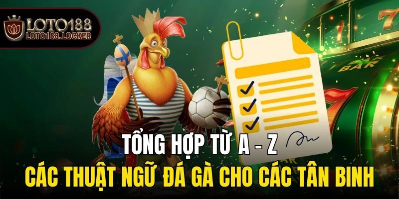 Tổng Hợp Từ A – Z Các Thuật Ngữ Đá Gà Cho Các Tân Binh